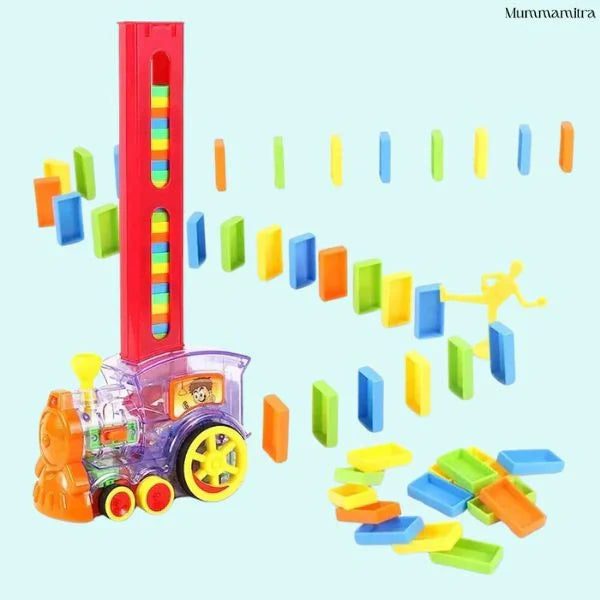BlockChase – Race, Set, Domino | Instant Chain Reactions | Perfect for Little Hands