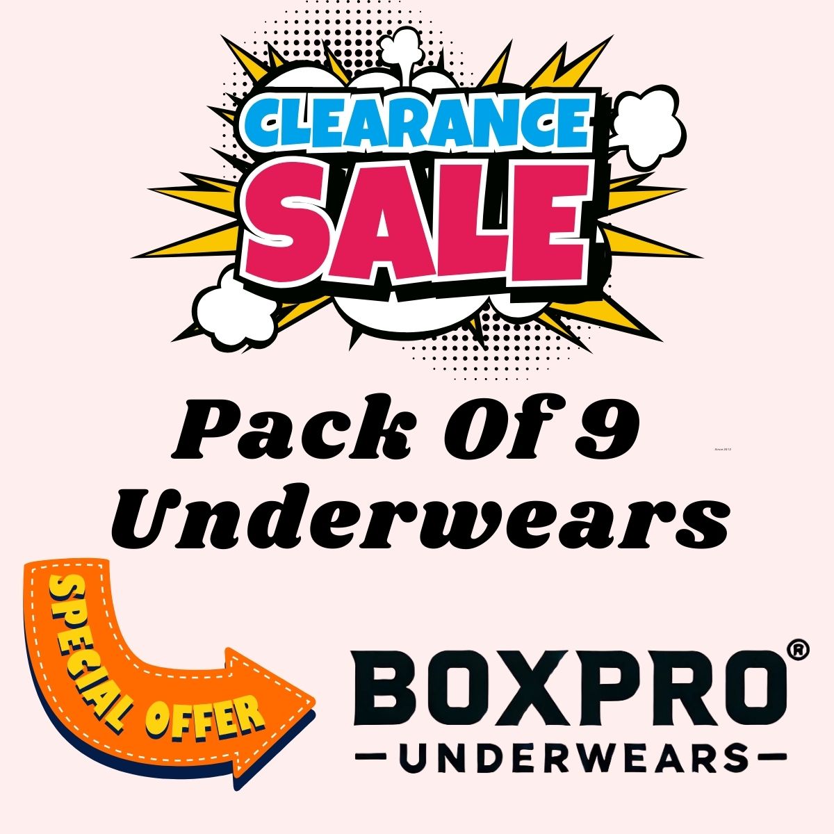 (𝐈𝐦𝐩𝐨𝐫𝐭𝐞𝐝) Milow (Set of 9) Underwears (Graphene Antibacterial Ice Silk)