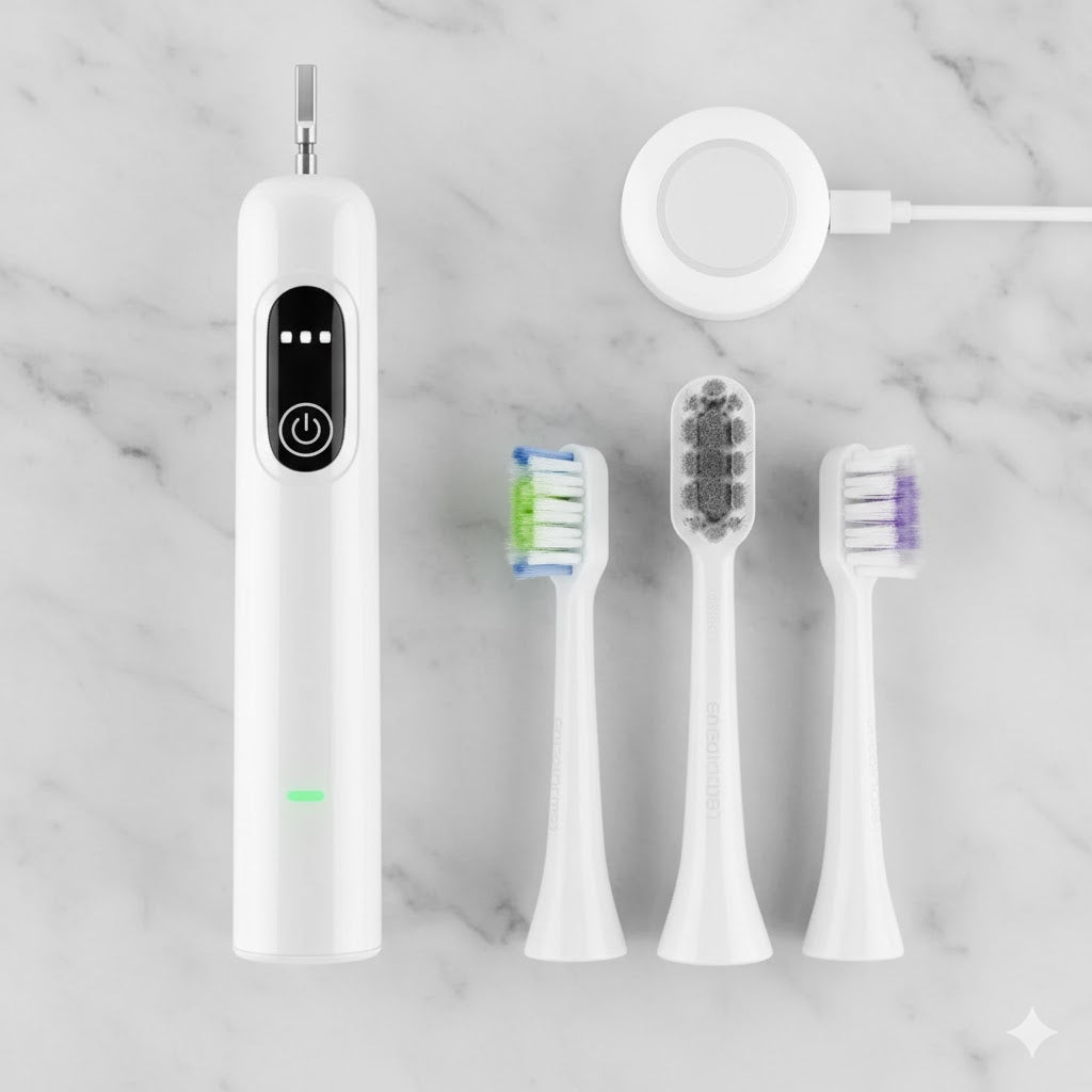 Electric Toothbrush, 60° Oscillation and Vibration Sonic Electric Toothbrush