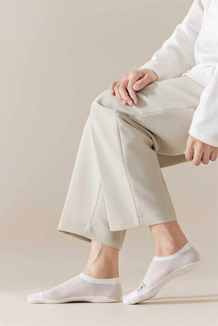 Summer Cool Comfort Socks: Breathable Mesh, Non-Slip Grip