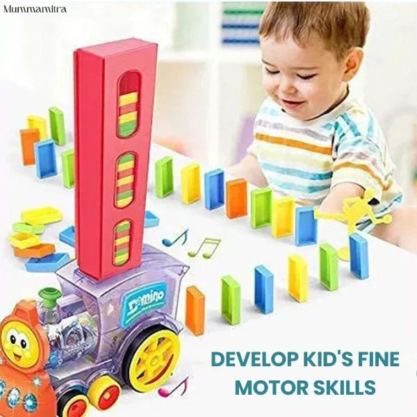 BlockChase – Race, Set, Domino | Instant Chain Reactions | Perfect for Little Hands