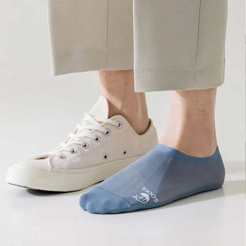 Summer Cool Comfort Socks: Breathable Mesh, Non-Slip Grip