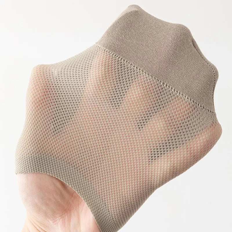 Summer Cool Comfort Socks: Breathable Mesh, Non-Slip Grip