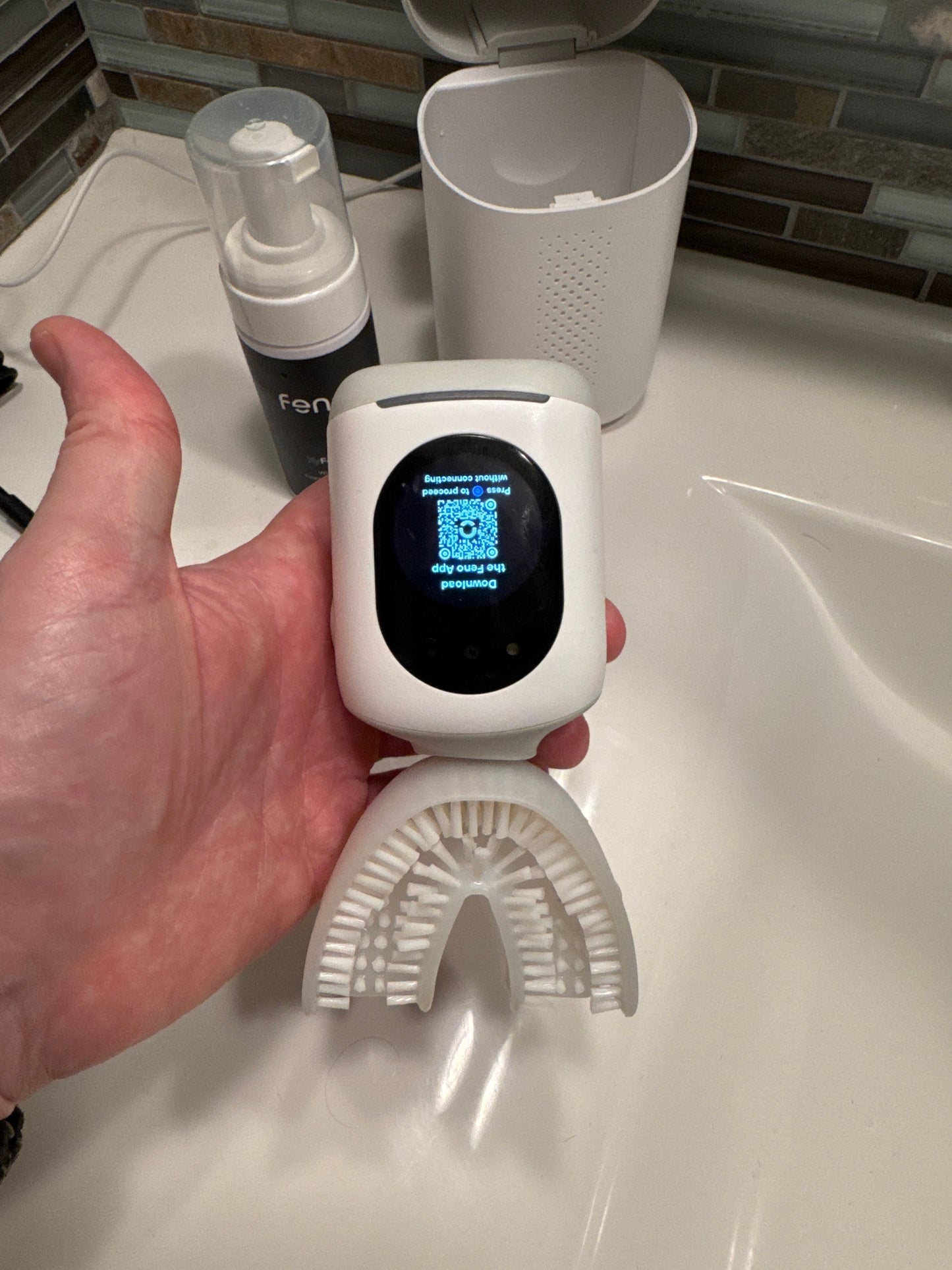 U Shaped Electrible & Rechargable Toothbrush