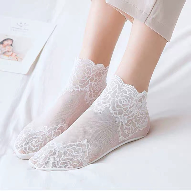 Rosemist Lace Ankle Socks