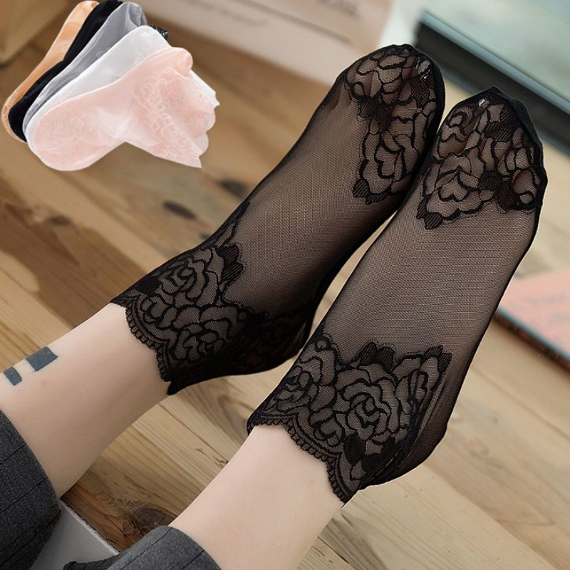 Rosemist Lace Ankle Socks