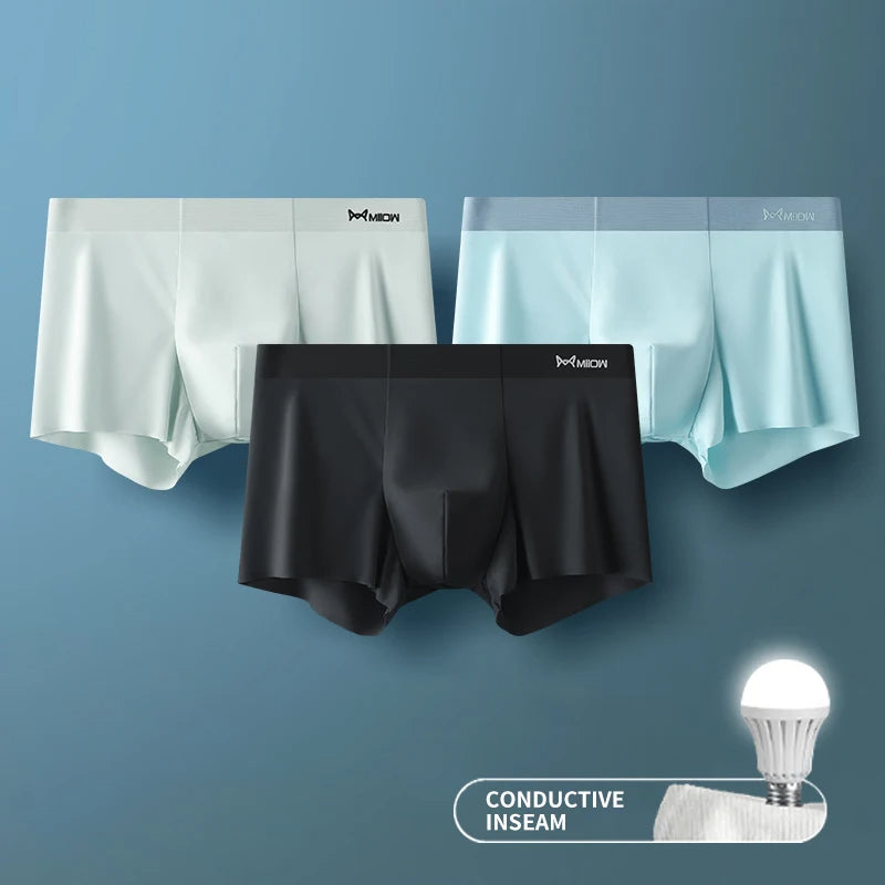 Men's Ice Silk Briefs: Cool & Breathable Comfort