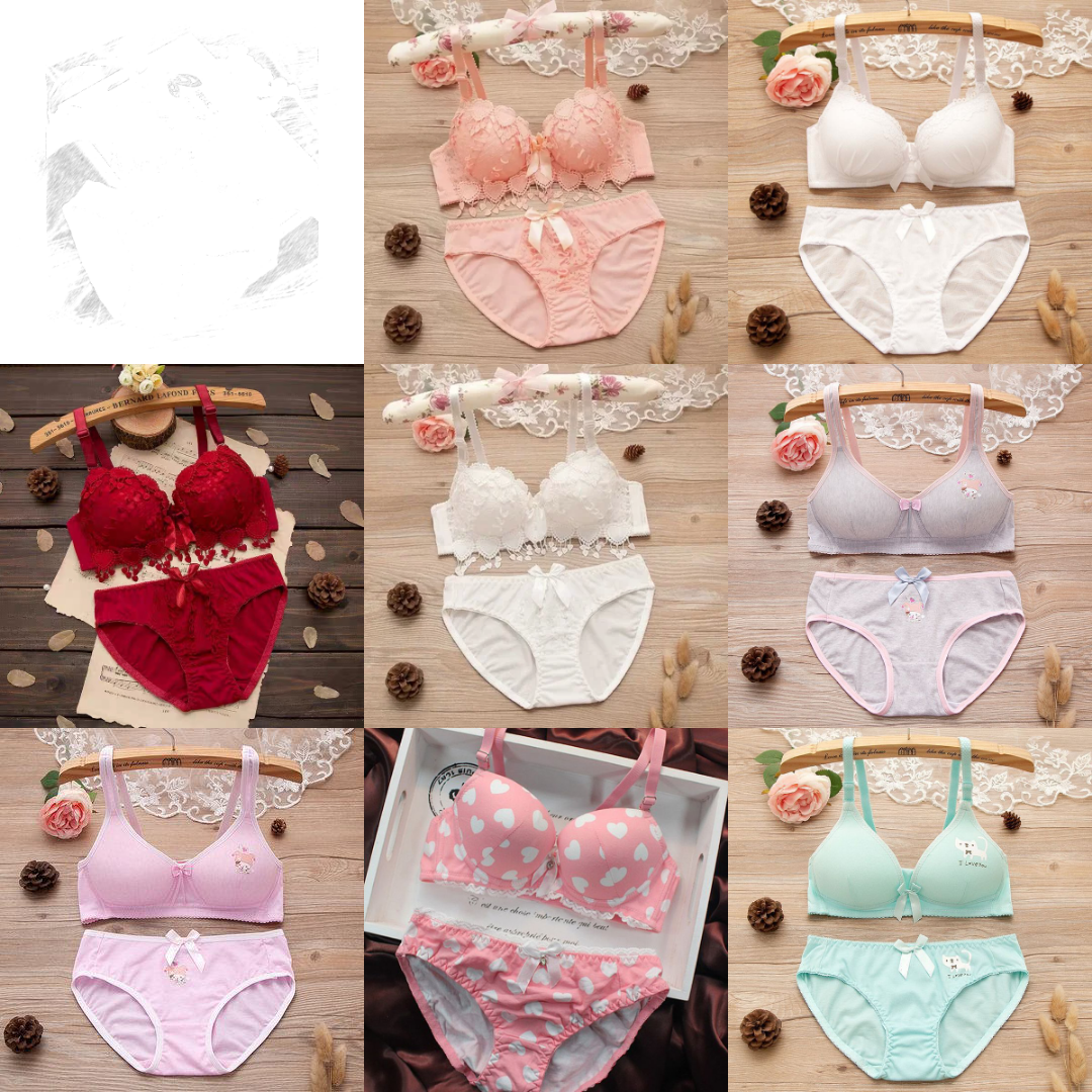 Combo Of 8 Bra & panties Set