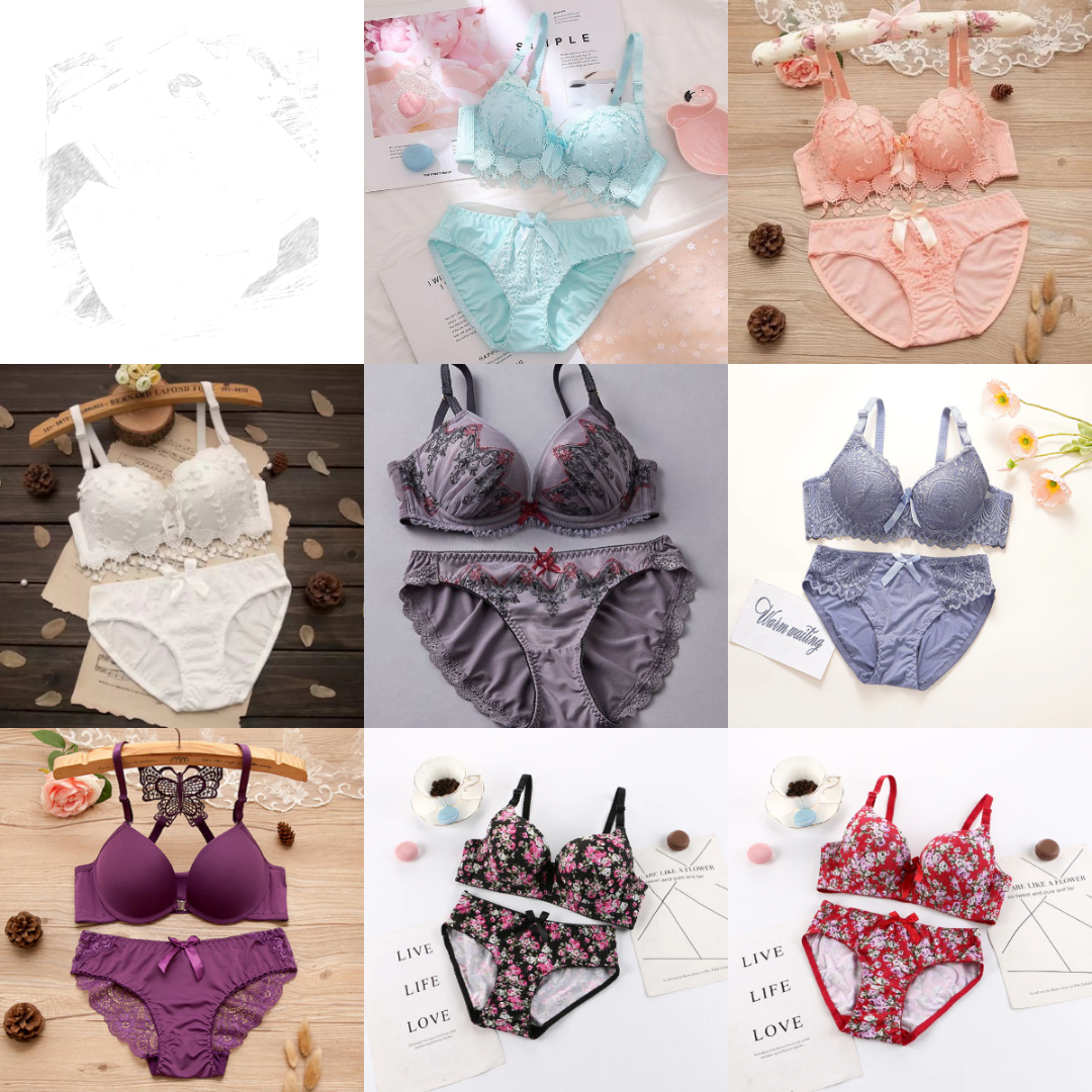 Combo Of 8 Bra & panties Set